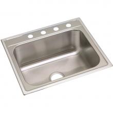 Elkay DPC12522102 - 20 Gauge Stainless Steel 25'' x 22'' x 10.25'' Single Bowl Drop-in K