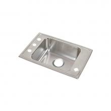 Elkay DRKAD311950FR4 - 18 Gauge Stainless Steel 31'' x 19.5'' x 5'' Single Bowl Drop-in Sin