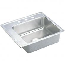 Elkay DRKADQ222065L4 - Lustertone Classic Stainless Steel 22'' x 19-1/2'' x 6-1/2'', Single