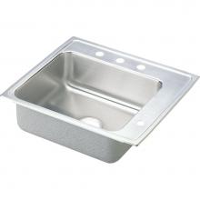 Elkay DRKADQ222050R2 - Lustertone Classic Stainless Steel 22'' x 19-1/2'' x 5'', Single Bow
