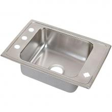 Elkay DRKADQ3119602LM - 18 Gauge Stainless Steel 31'' x 19.5'' x 6'' Single Bowl Drop-in Sin
