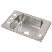Elkay DRKAD2517602FRM - Lustertone Classic Stainless Steel 25'' x 17'' x 6'', 2FRM-Hole Sing