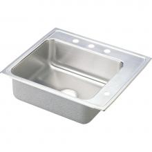 Elkay DRKADQ252240R4 - 18 Gauge Stainless Steel 25'' x 22'' x 4'' Single Bowl Drop-in Sink