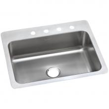 Elkay DSESR127223 - 18 Gauge Stainless Steel 27'' x 22'' x 8'' Single Bowl Dual Mount Ki