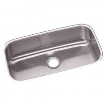 Elkay DXUH2816 - 18 Gauge Stainless Steel 30.5'' x 18.25'' x 8'' Single Bowl Undermou