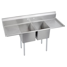Elkay E2C16X20-2-18X - Dependabilt Stainless Steel 70'' x 25-13/16'' x 43-3/4'' 18 Ga. Two