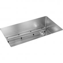 Elkay ECTRU30179RTC - 18 Gauge Stainless Steel 31.5'' x 18.5'' x 9'' Single Bowl Undermoun