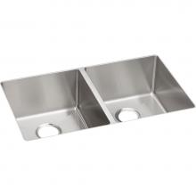 Elkay ECTRU31179T - 18 Gauge Stainless Steel 31.5'' x 18.5'' x 9'' Double Bowl Undermoun