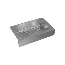 Elkay ECTRUF30179RC - 18 Gauge Stainless Steel 31.5'' x 18.5'' x 9'' Single Bowl Apron Fro
