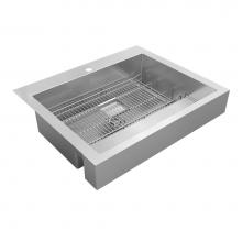 Elkay ELDSSF33279DBG - 16 Gauge Stainless Steel 32.88'' x 27.25'' x 9.63'' Single Bowl Farm