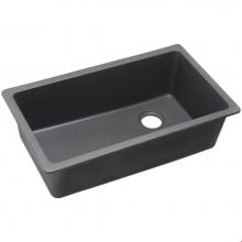 Elkay ELGU13322GY0 - Quartz Classic 33'' x 18-3/4'' x 9-1/2'' Single Bowl Undermount Sink