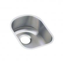 Elkay ELUH1317 - 18 Gauge Stainless Steel 14'' x 17.5'' x 7.5'' Single Bowl Undermoun