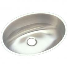 Elkay ELUH1511 - 18 Gauge Stainless Steel 18'' x 14'' x 6'' Single Bowl Undermount Ba