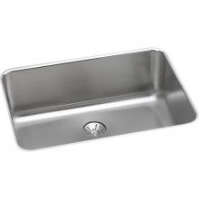 Elkay ELUH241610PD - 18 Gauge Stainless Steel 26.5'' x 18.5'' x 10'' Single Bowl Undermou
