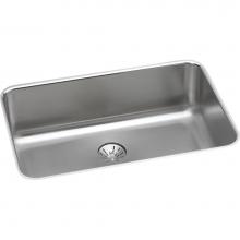 Elkay ELUH2416PD - 18 Gauge Stainless Steel 26.5'' x 18.5'' x 8'' Single Bowl Undermoun