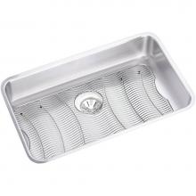 Elkay ELUH2816DBG - 18 Gauge Stainless Steel 30.5'' x 18.5'' x 7.5'' Single Bowl Undermo