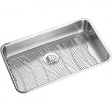 Elkay ELUH2816PDBG - 18 Gauge Stainless Steel 30.5'' x 18.5'' x 7.5'' Single Bowl Undermo