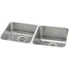 Elkay ELUH311810LDBG - 18 Gauge Stainless Steel 30.75'' x 18.5'' x 10'' Double Bowl Undermo