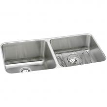 Elkay ELUH311810RDBG - 18 Gauge Stainless Steel 30.75'' x 18.5'' x 10'' Double Bowl Undermo