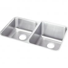 Elkay ELUH3120L - 18 Gauge Stainless Steel 31.25'' x 20.5'' x 9.875'' Double Bowl Unde