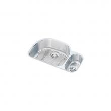 Elkay ELUH3221RDBG - 18 Gauge Stainless Steel 31.5'' x 21.125'' x 7.5'' Double Bowl Under