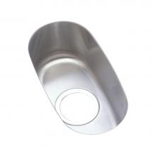 Elkay ELUH714 - 18 Gauge Stainless Steel 9.5'' x 16.625'' x 5.563'' Single Bowl Unde