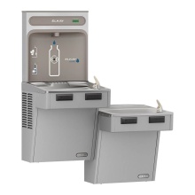 Elkay EMABFTL8WSLK - ezH2O Bottle Filling Station with Mechanically Activated Bi-Level ADA Cooler Non-Filtered Refriger