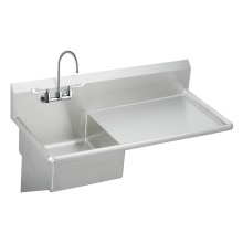 Elkay ESS4924RW6C - Stainless Steel 49-1/2'' x 24'' x 10 Wall Hung Service Sink Kit