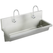 Elkay EWMA4820SACTMC - Stainless Steel 48'' x 20'' x 8'' Wall Hung Multiple Station Hand Wa