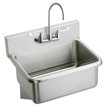 Elkay EWS3120W6C - Stainless Steel 31'' x 19.5'' x 10-1/2'' Wall Hung Single Bowl Hand