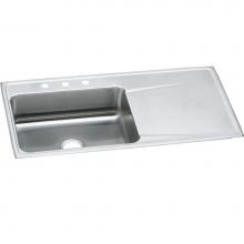 Elkay ILR4322L2 - 18 Gauge Stainless Steel 43'' x 22'' x 7.625'' Single Bowl Drop-in K