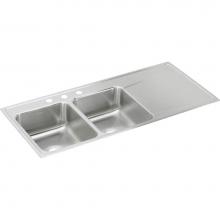 Elkay ILR4822L0 - 18 Gauge Stainless Steel 48'' x 22'' x 7.625'' Double Bowl Drop-in K