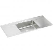 Elkay ILR5422DD1 - 18 Gauge Stainless Steel 54'' x 22'' x 7.625'' Single Bowl Drop-in K