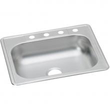 Elkay KW50125220 - Dayton Stainless Steel 25'' x 22'' x 6-1/16'', Single Bowl Drop-in S