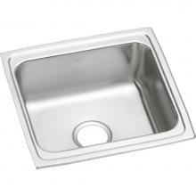 Elkay LFR1918 - 18 Gauge Stainless Steel 19'' x 18'' x 7.625'' Single Bowl Drop-in K