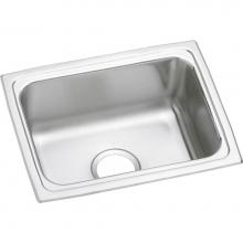 Elkay LFR2519 - 18 Gauge Stainless Steel 25'' x 19.5'' x 7.625'' Single Bowl Drop-in
