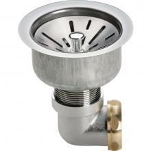 Elkay LK35L - 3-1/2'' Drain Fitting Type 304 Stainless Steel Body and Elbow