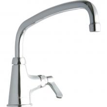 Elkay LK535AT12L2 - DECK MNT 1HOLE, AT 12IN SPT, LVR HNDL, 2IN