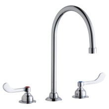 Elkay LK800GN08T4 - 8'' Centerset with Concealed Deck Faucet with 8'' Gooseneck Spout 4'&apos