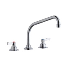 Elkay LK800HA10L2 - 8'' Centerset with Concealed Deck Faucet with 10'' High Arc Spout 2'&apos