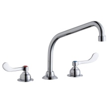 Elkay LK800HA10T4 - 8'' Centerset with Concealed Deck Faucet with 10'' High Arc Spout 4'&apos