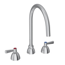 Elkay LK800LGN08L2 - 8'' Centerset with Concealed Deck Laminar Flow Faucet with 8'' Gooseneck Spout