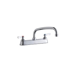 Elkay LK810AT10L2 - 8'' Centerset with Exposed Deck Faucet with 10'' Arc Tube Spout 2''