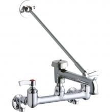 Elkay LK940BP07L2S - WALL MNT 8IN, BUCKET HK POL 7IN SPT, LVR HNDL, 2IN, SHUT OFF