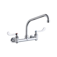 Elkay LK940HA10T4H - Foodservice 8'' Centerset Wall Mount Faucet with 10'' High Arc Spout 4'&a