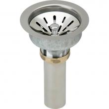 Elkay LK99FC - Fireclay Deluxe Drain 3-1/2'' Type 304 Stainless Steel Body
