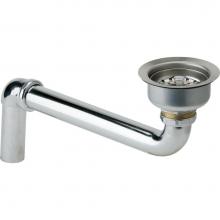 Elkay LKAD35 - 3-1/2'' Drain Fitting Stainless Steel Body and Offset Tailpiece