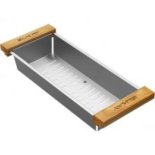 Elkay LKC0717SS - CROSSTOWN STAINLESS STEEL WOOD HANDLE 6.75'' x 16.775'' x 3.1'' COLA