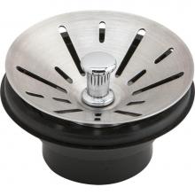 Elkay LKDS35 - 3-1/2'' Garbage Disposal Stopper / Strainer for use with Perfect Drain-Satin Finish