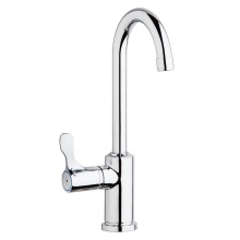 Elkay LKDVR208513LCFFC - Single Hole 12-1/2'' Vandal Resistant Deck Mount Faucet with Gooseneck Spout Lever Handl